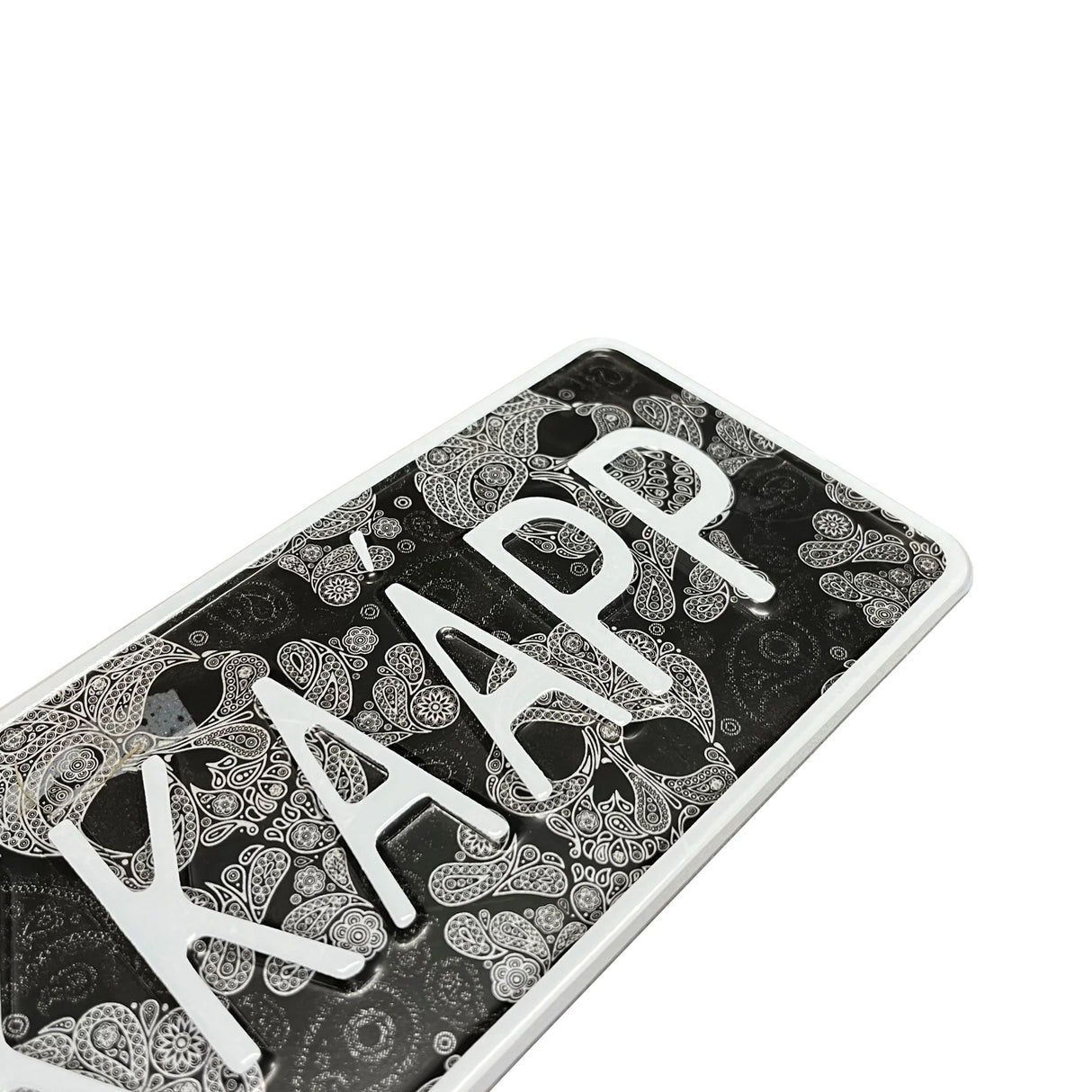 Custom Embossed Nameplate