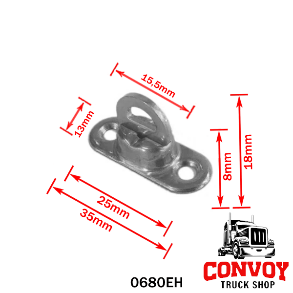 Swivel Tarp Buckle with Rotating Eyelet
