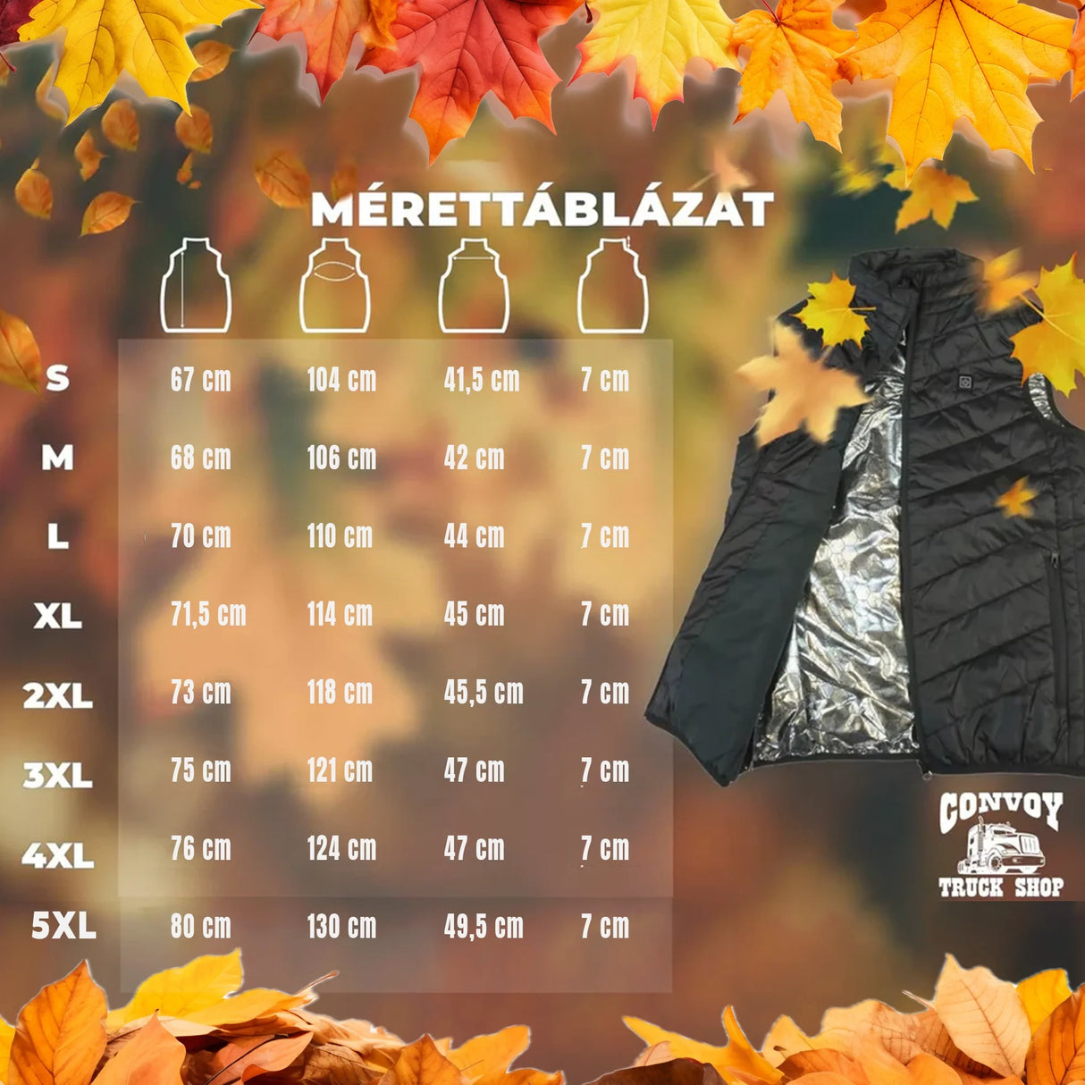 Chaleco calefactable para camionero con logotipo y 3 niveles de calor