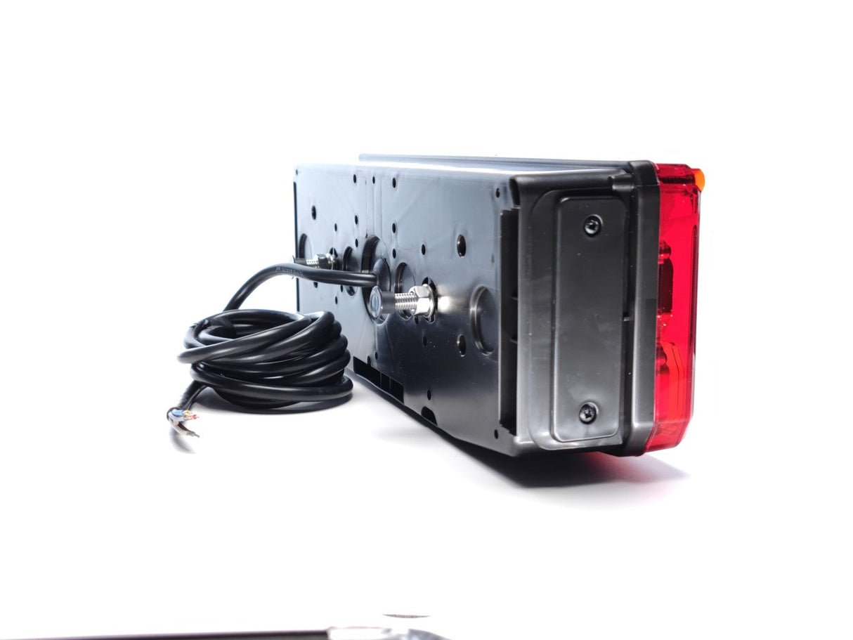 7-Function LED Rear Light with Hexagonal Reflector