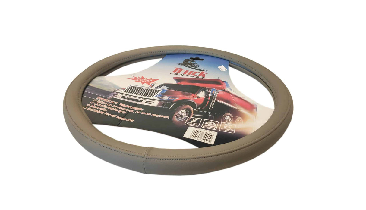 Leather-Effect Steering Wheel Cover