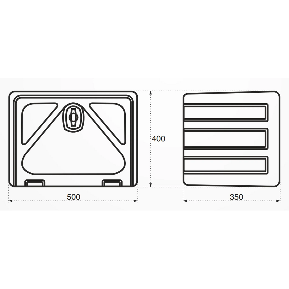 Heavy-Duty Plastic Tool Box