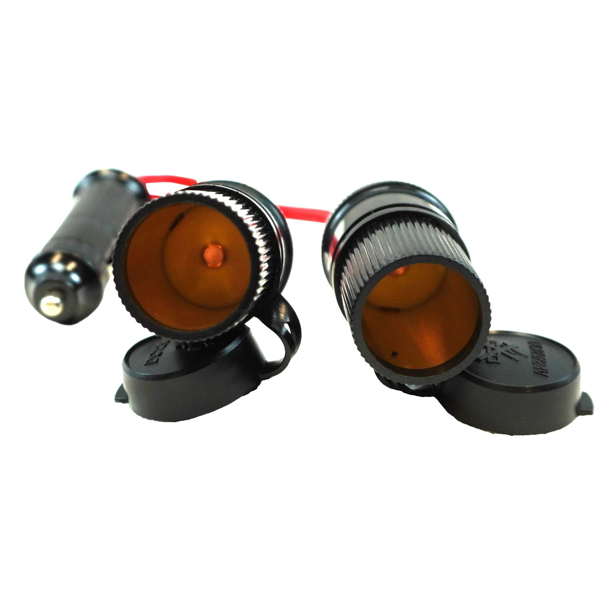 Dual Socket Car Cigarette Lighter Splitter, 12A