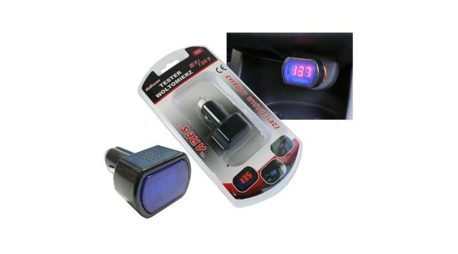 Car Cigarette Lighter Digital Voltmeter