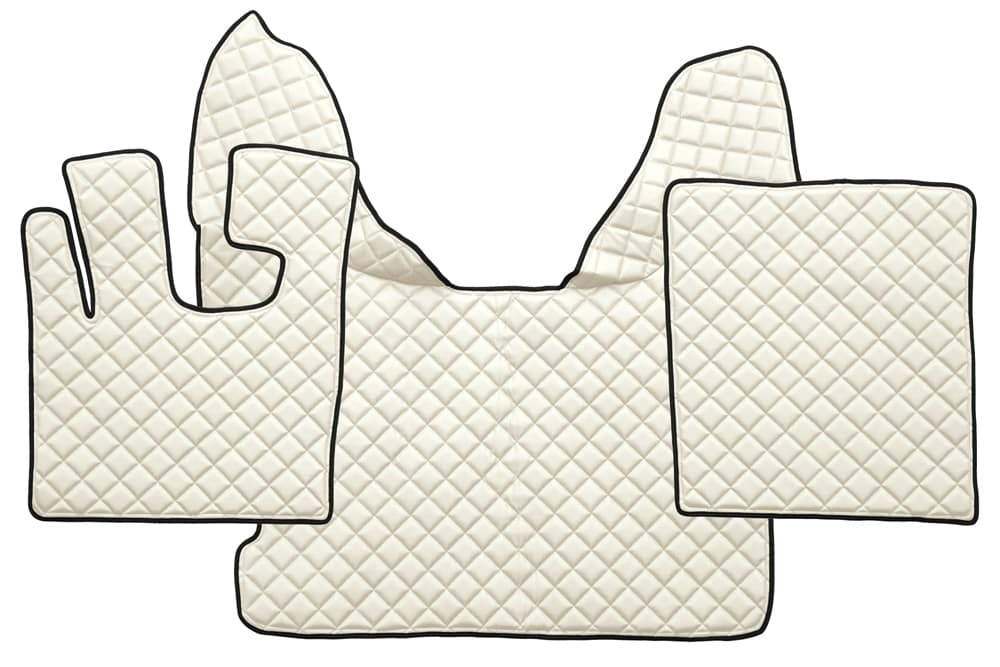 Quilted Faux Leather Truck Floor Mat for DAF XF 105 Automatic