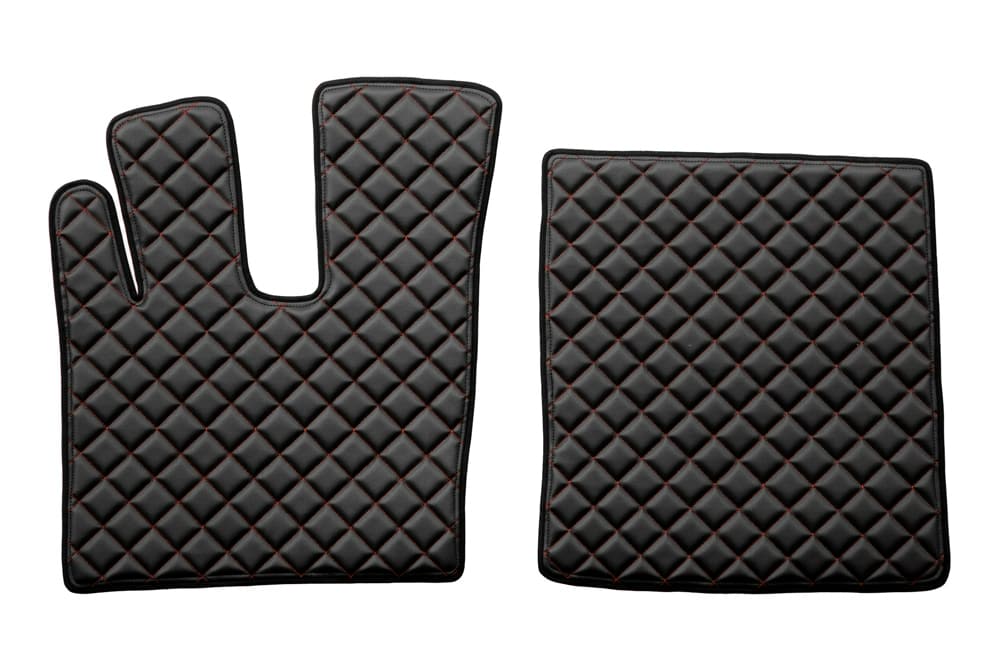 Quilted Faux Leather Floor Mat for DAF XF Euro 6 Automatic