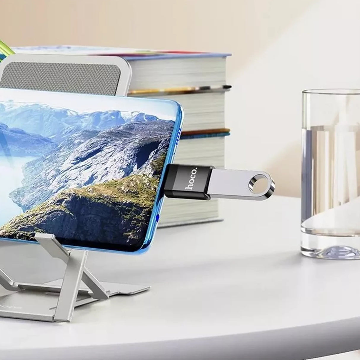 USB Type-C Male to USB 3.0 Female Adapter – Black