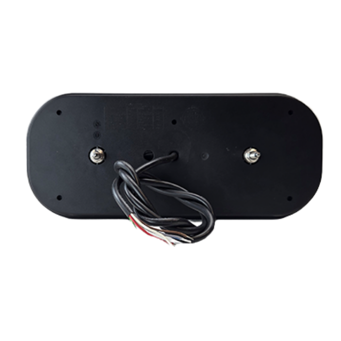 LED Rear Lamp 6-Function with Dynamic Indicator & Triangle Reflector 12-36V