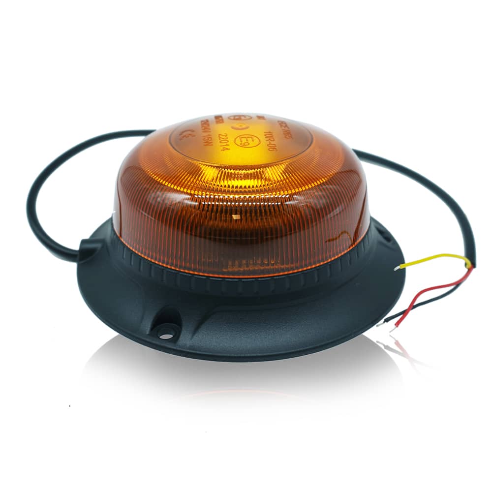 Mini Amber LED Strobe Light 12V/24V 18 LEDs