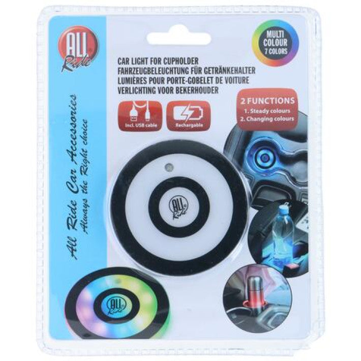 LED-Pohalter mit 7 Farben und USB-Aufladung