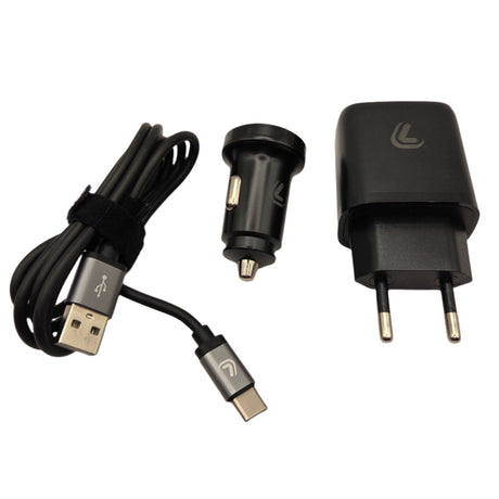3-in-1 USB Ladegerät Set mit Type-C – Für Auto & Zuhause