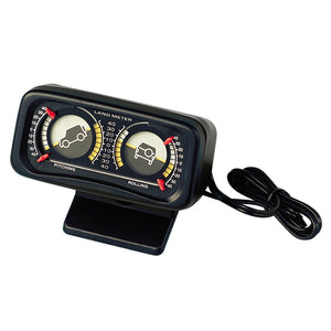 Vehicle Inclinometer with Amber Backlight 12V