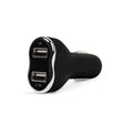 Dual USB Car Charger – Black