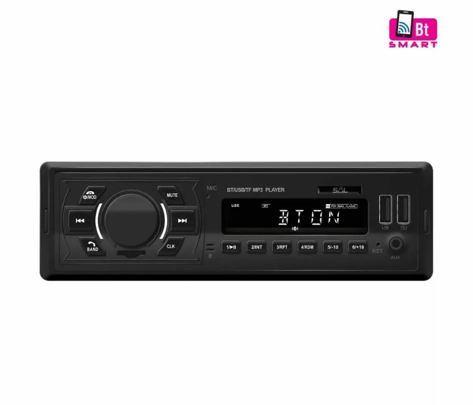 Car Radio & MP3/WMA Player (BT, FM RDS, USB, SD, AUX, FLAC, APE, WAV)