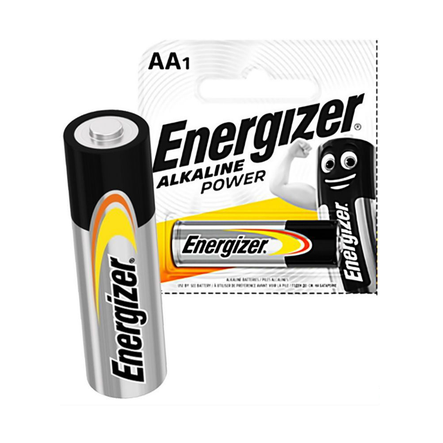 Energizer AA Alkaline Battery 1.5V (Single Pack)