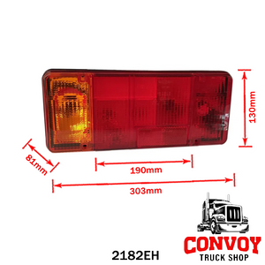 Rear Lamp for Iveco – Small, Without Connector