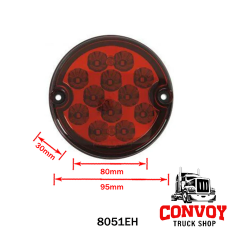 Round LED Rear Fog Light