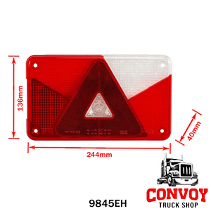 Aspöck Multipoint V Trailer Lamp Lens