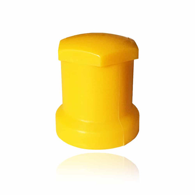 Yellow Plastic Long Round Lug Nut Cover