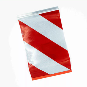 Swinging Reflective Tail Lift Sign with Simple Mount