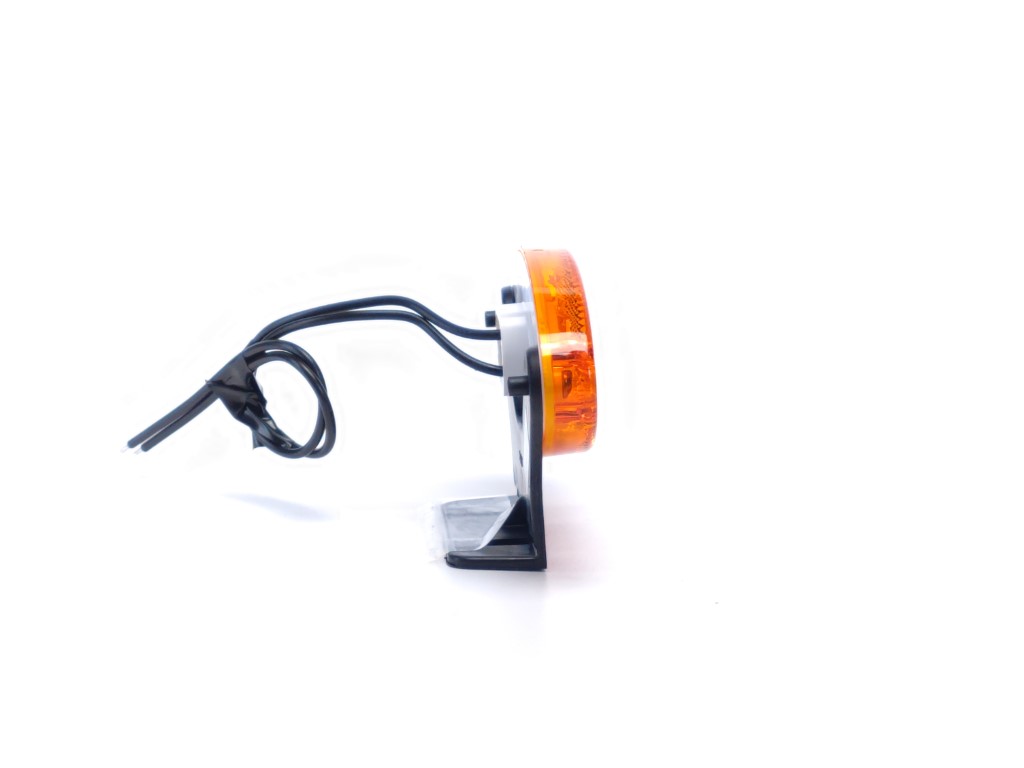 LED Position Lamp Oval Amber with Holder