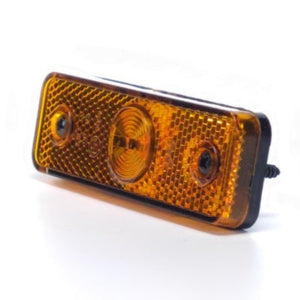 Flatpoint Aspöck Amber LED Side Marker Light – Recessed Mount