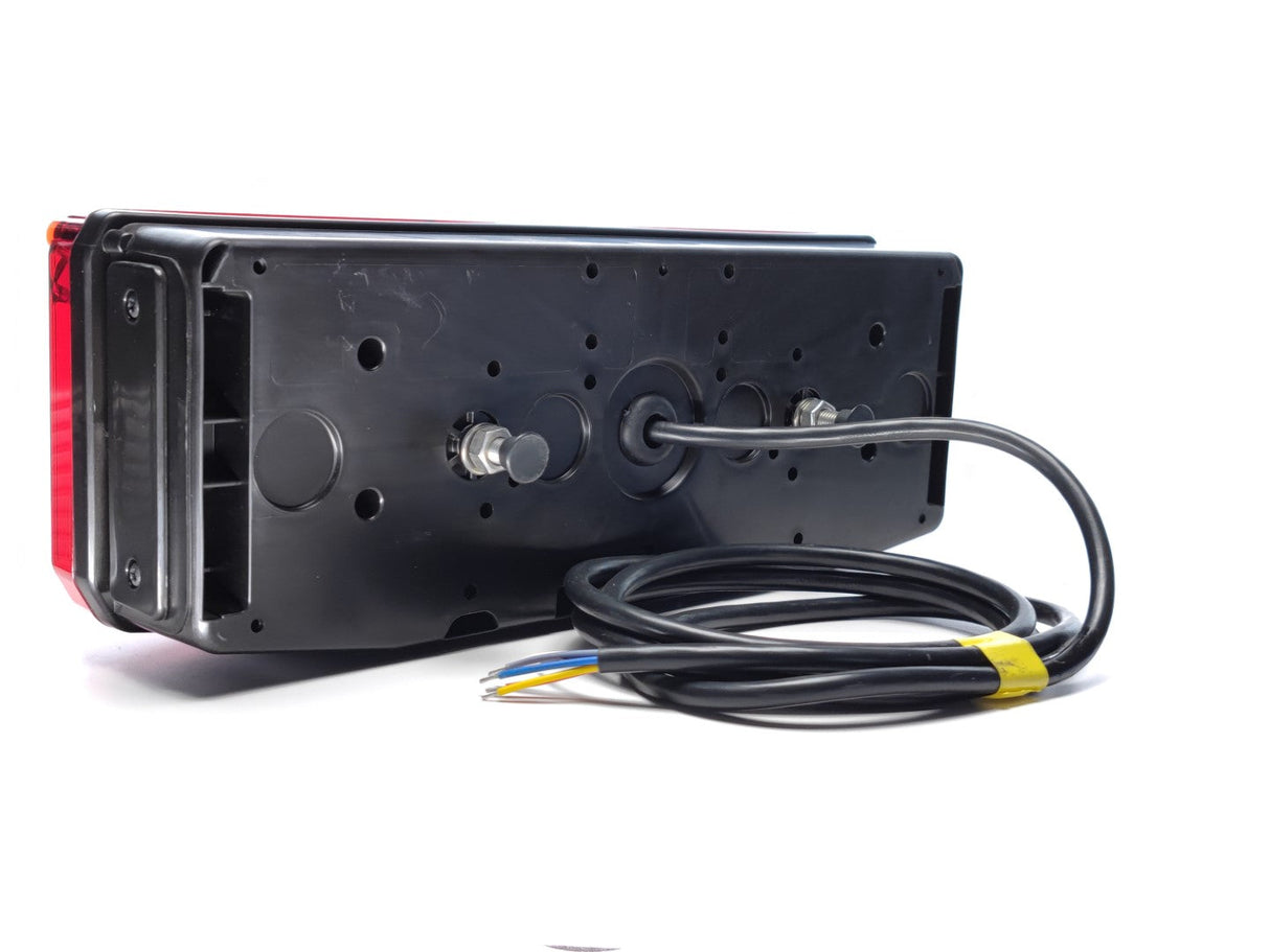 7-Function LED Rear Light with Hexagonal Reflector