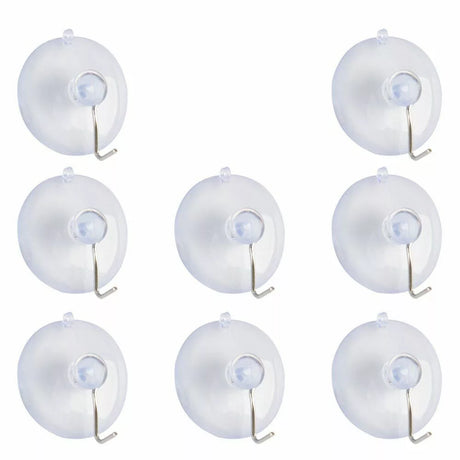 Suction Cup Hook Set – Pack of 8