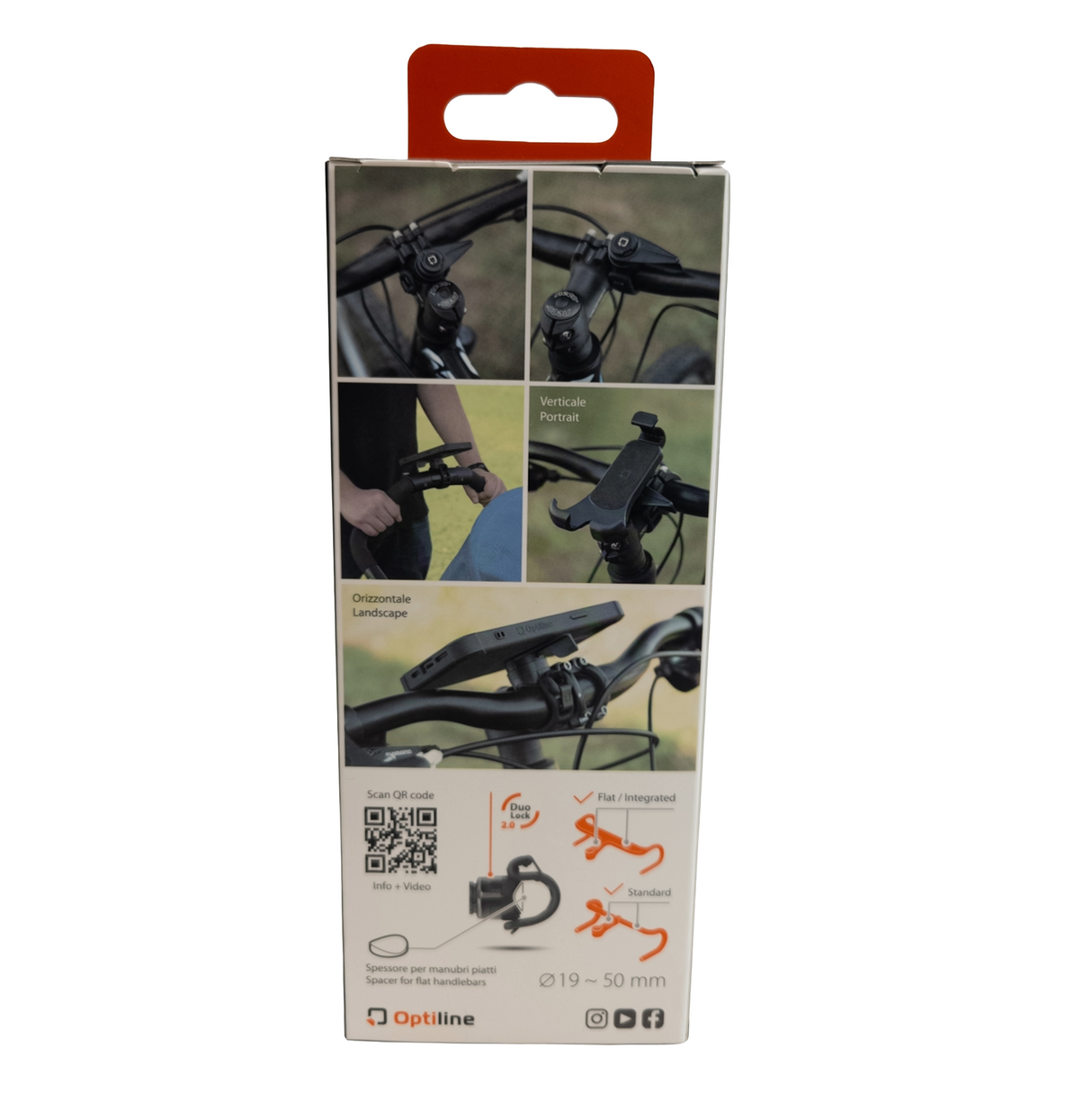 DuoLock 2.0 Handlebar Phone Mount for Bikes - Optiline