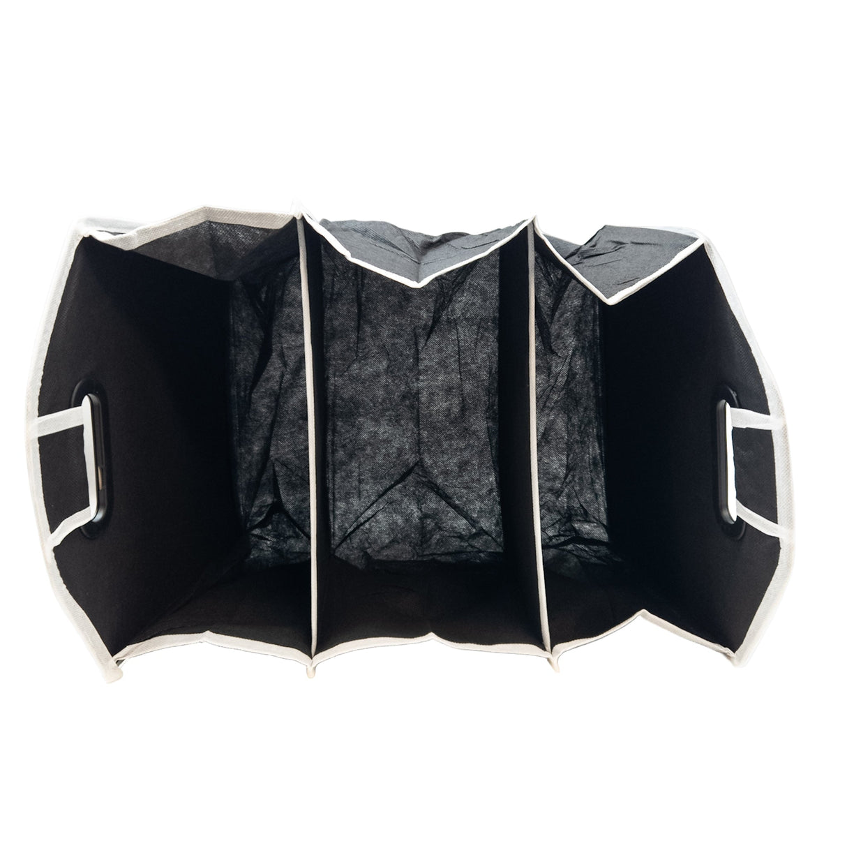 3-Compartment Foldable Car Trunk Organizer