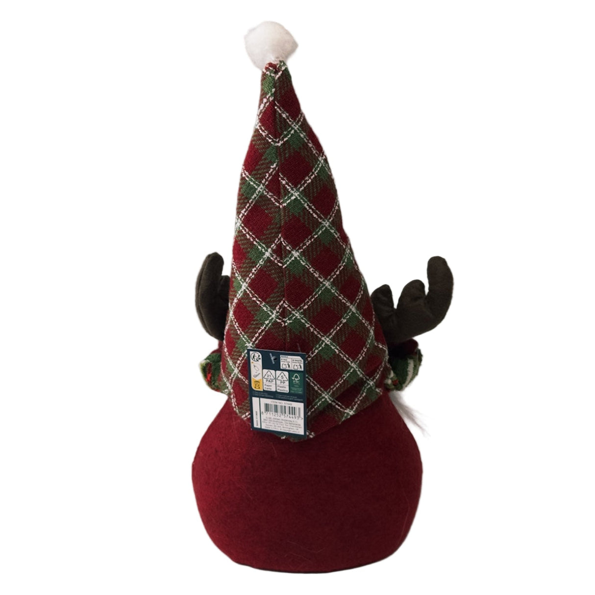 ARTICASA Christmas Gnome Decoration 18x38cm