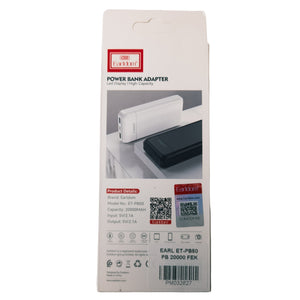 Power Bank 20,000mAh Black 5V/2.1A