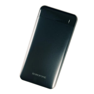 Batterie externe Borofone 20 000 mAh – Charge rapide PD20W + QC 3.0 – Noir