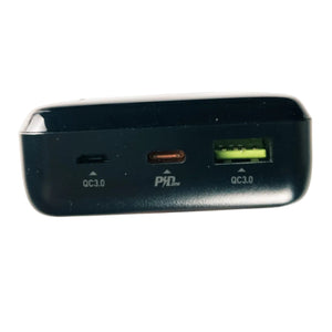 Batterie externe Borofone 20 000 mAh – Charge rapide PD20W + QC 3.0 – Noir