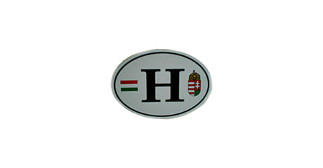 Hungary Crest 'H' Sticker