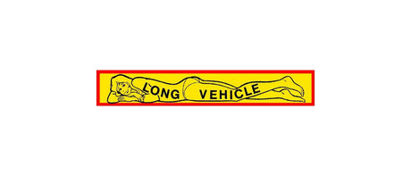 Long Vehicle Sticker with Woman Graphic – 67 x 10 cm