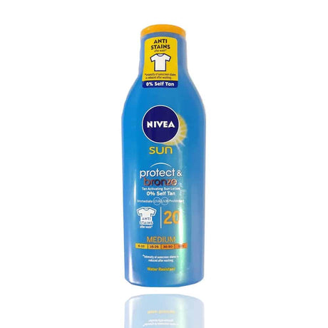 Nivea Sun Protect & Bronze SPF20 Sunscreen 200ml Medium