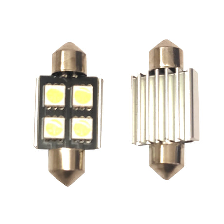 SMD LED Festoon Bulb 4 LED Canbus White