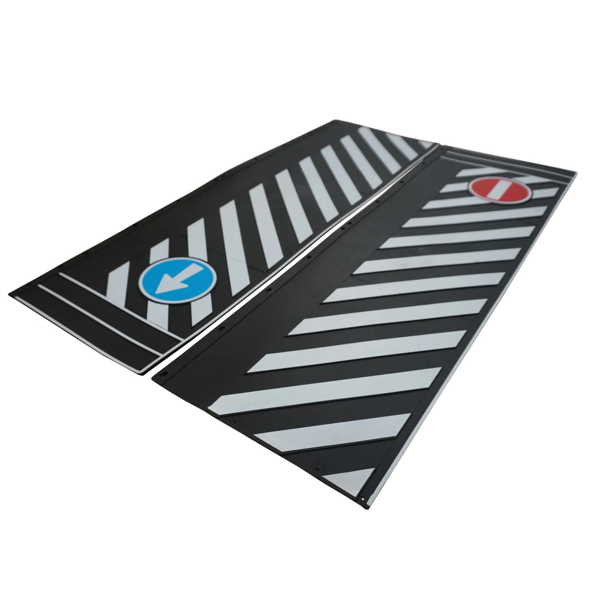 Mud Flap Rubber Apron Set for Left and Right Side, Adjustable 2400-2200 mm