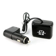 Distribuidor de encendedor de coche con doble salida y puerto USB
