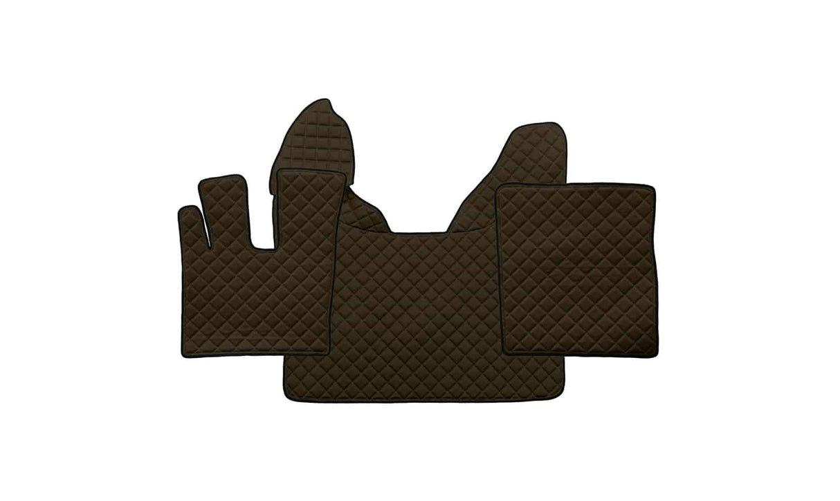 Quilted Faux Leather Floor Mat for DAF XF Euro 6 Automatic