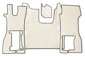 Steppte Kunstleder-Fußmatte für Scania R (2011–2016) Automatik