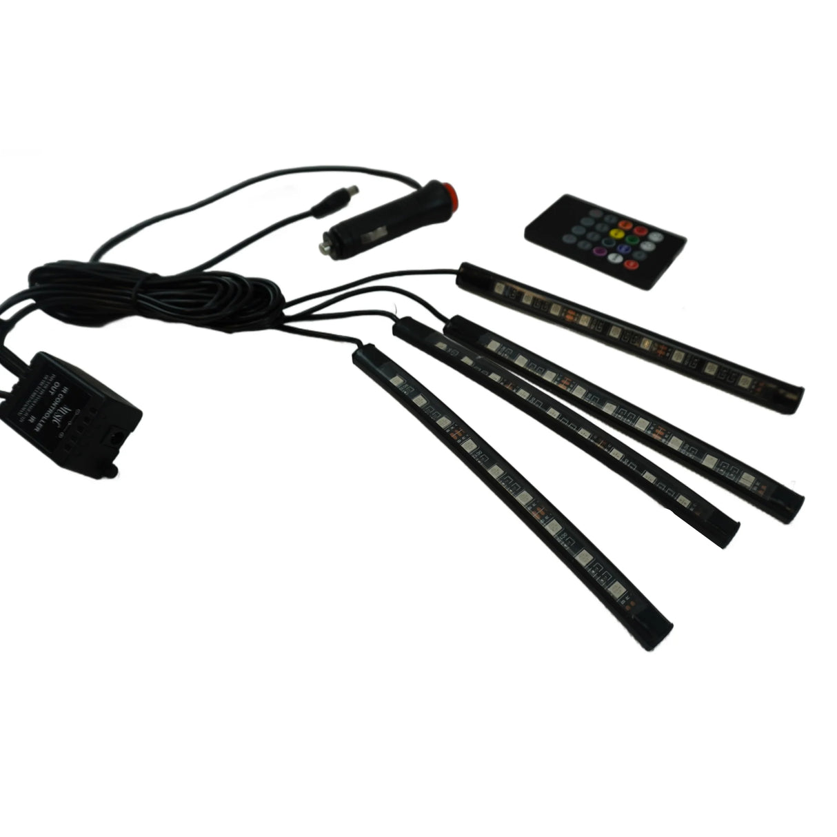 Remote-Controlled Interior LED Strip – 12V, 4x9 LEDs