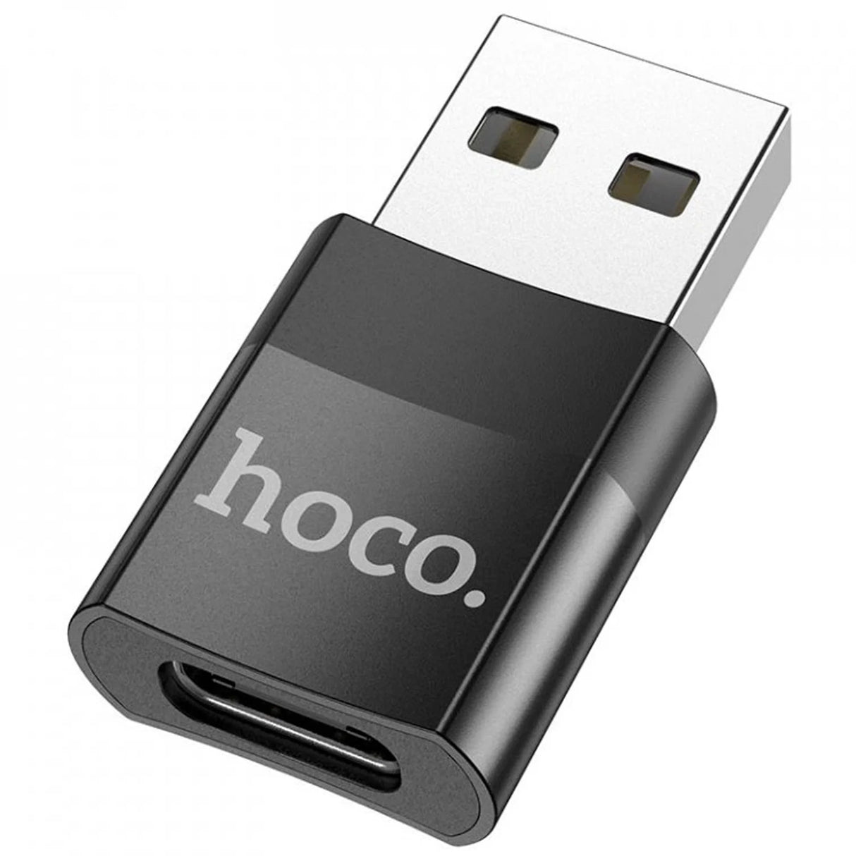 HOCO UA17 USB 2.0 auf USB-C Adapter – Schwarz