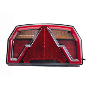 LED Rear Light, 3-Function, Triangle Reflector, Wired, Left, Canbus, 12V