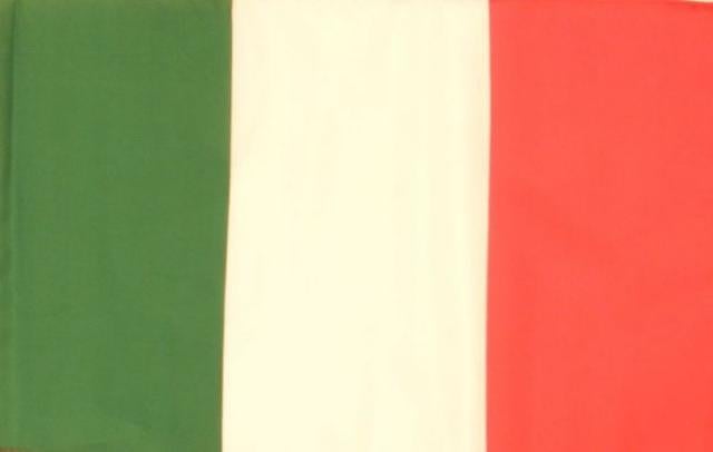 Italian Handheld Flag with Stick (30x45cm)
