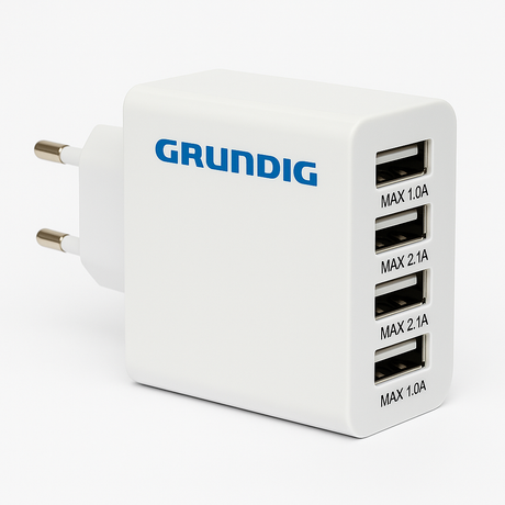 Cargador USB de 4 Puertos Grundig 230V