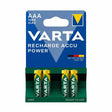 Pack de 4 pilas AAA recargables VARTA 1000mAh