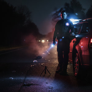 Rechargeable LED Flashlight with Magnetic Mount – 450mAh