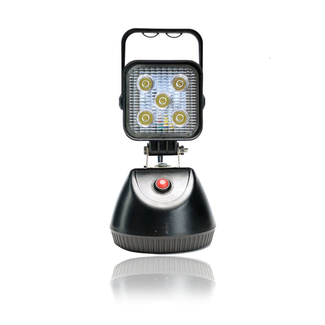 Rechargeable Magnetic LED Work Light, Square, 12/24V
